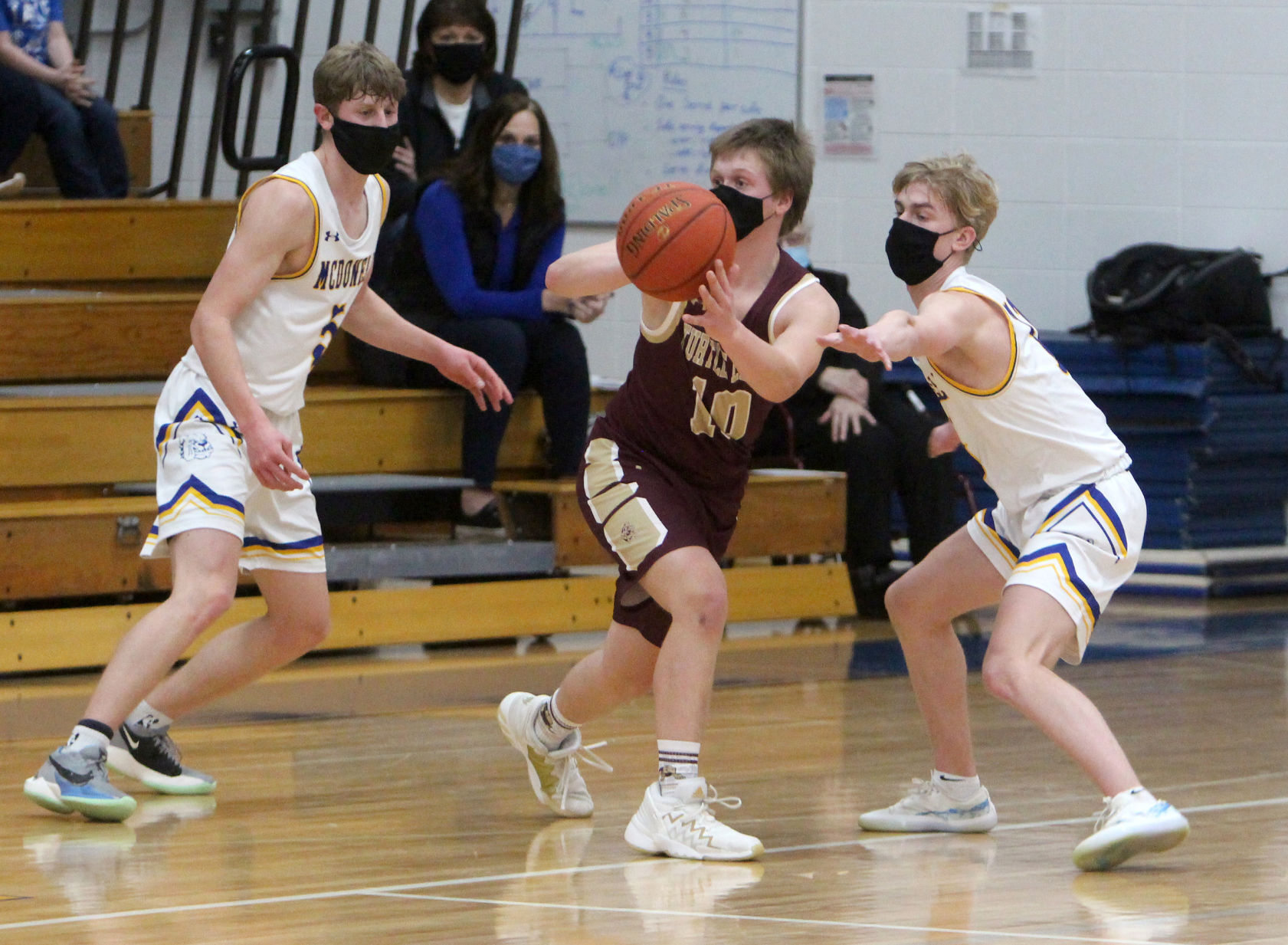 Turtle Lake at McDonell boys basketball 2-27-21